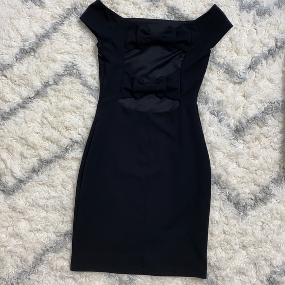 Lulus bow-getter off the shoulder bodycon dress - Picture 9 of 9